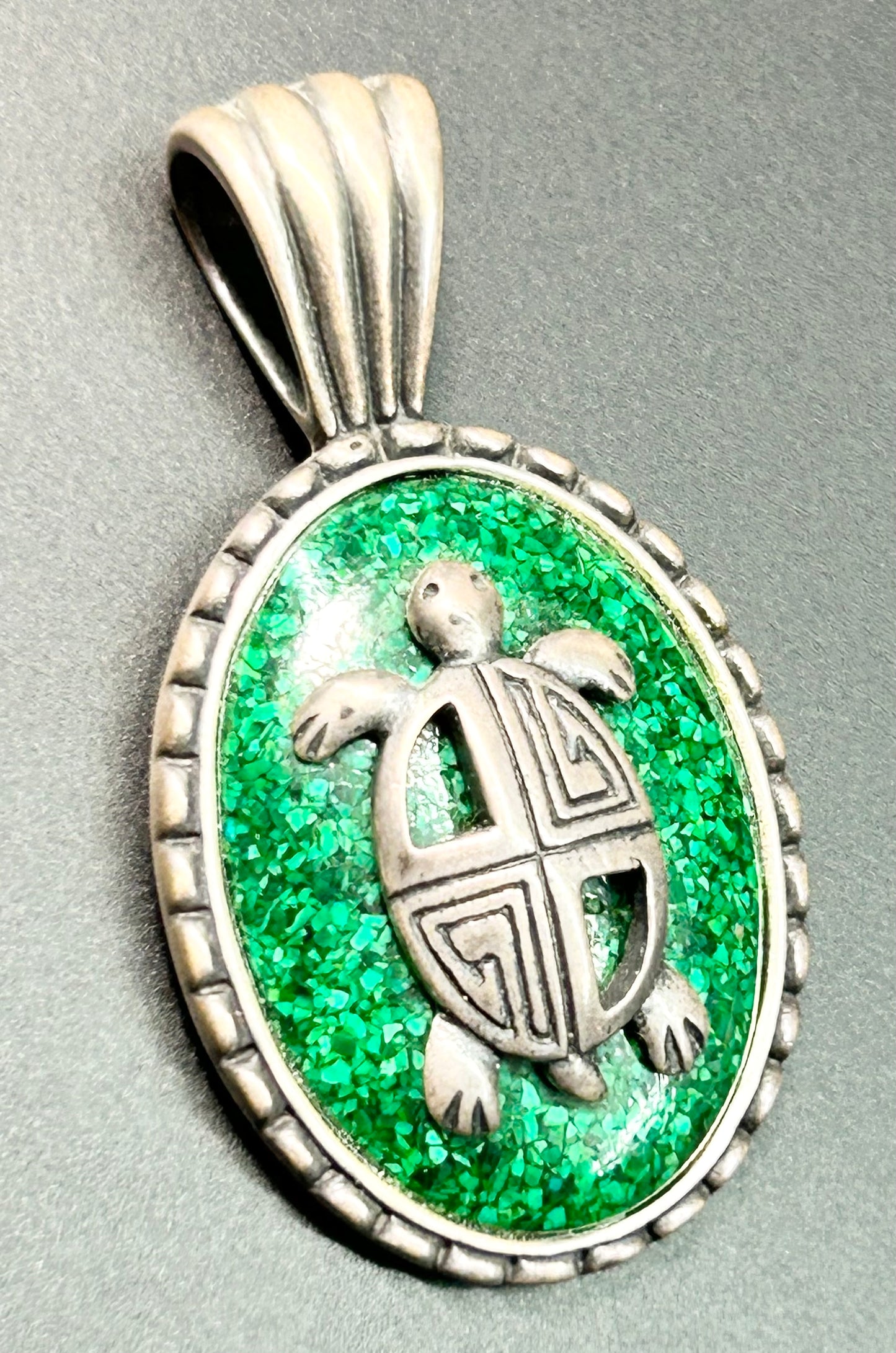 Carolyn Pollack Relios Sterling Silver Turtle Pendant