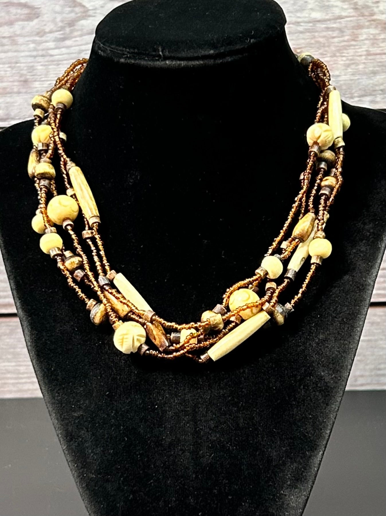 Bone & Bead Necklace