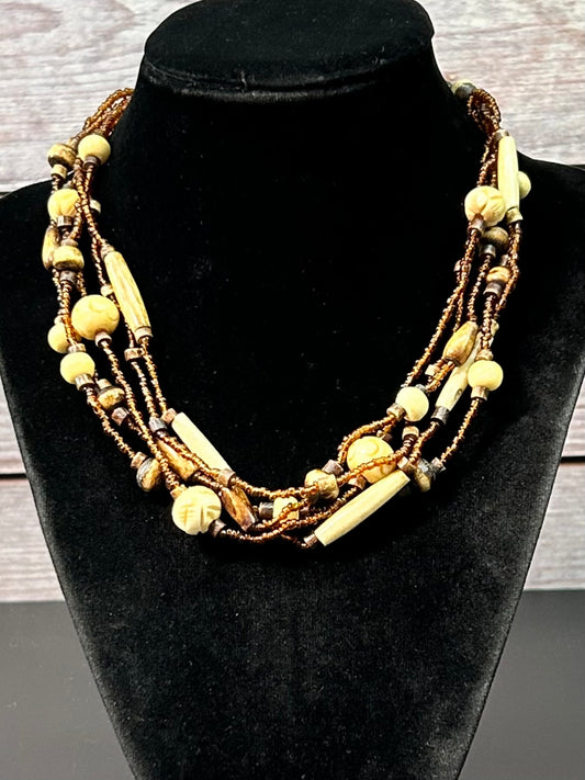 Bone & Bead Necklace
