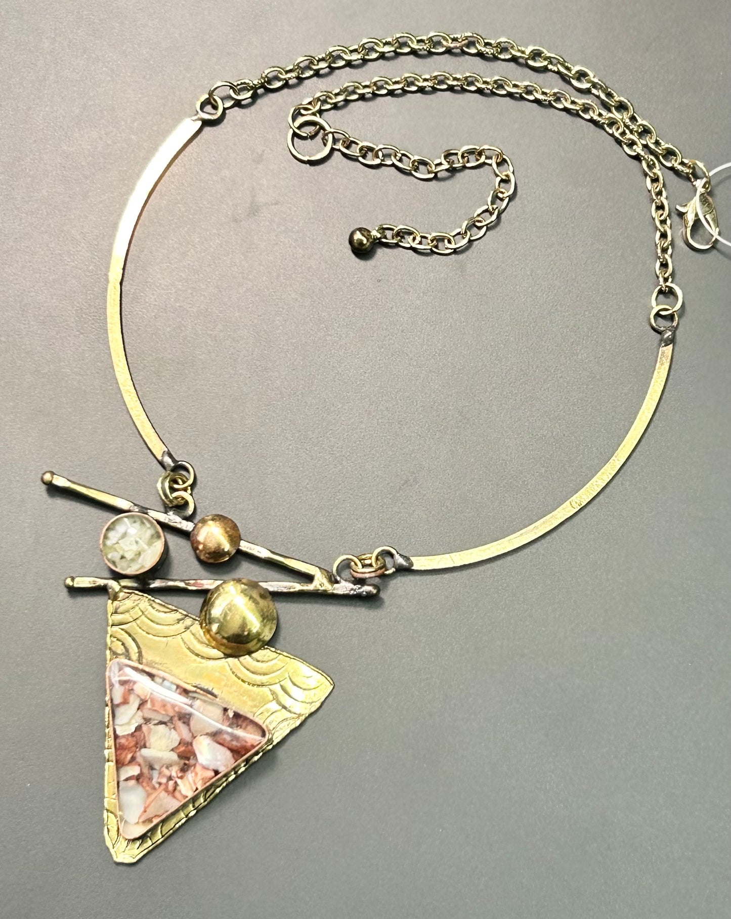 ATMA Artisan Brass Necklace