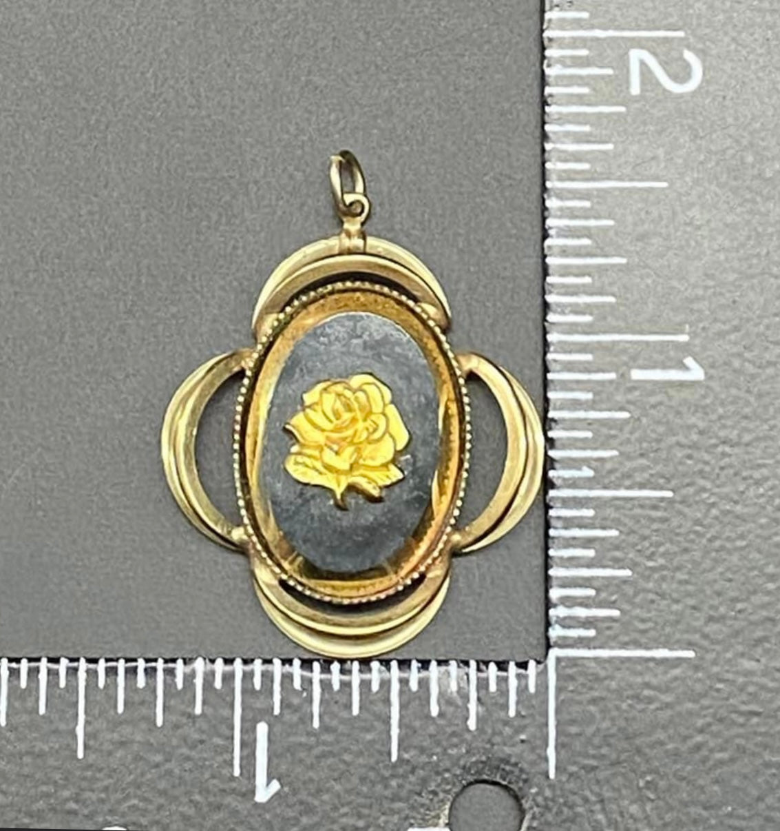 Vintage Rose Pendant
