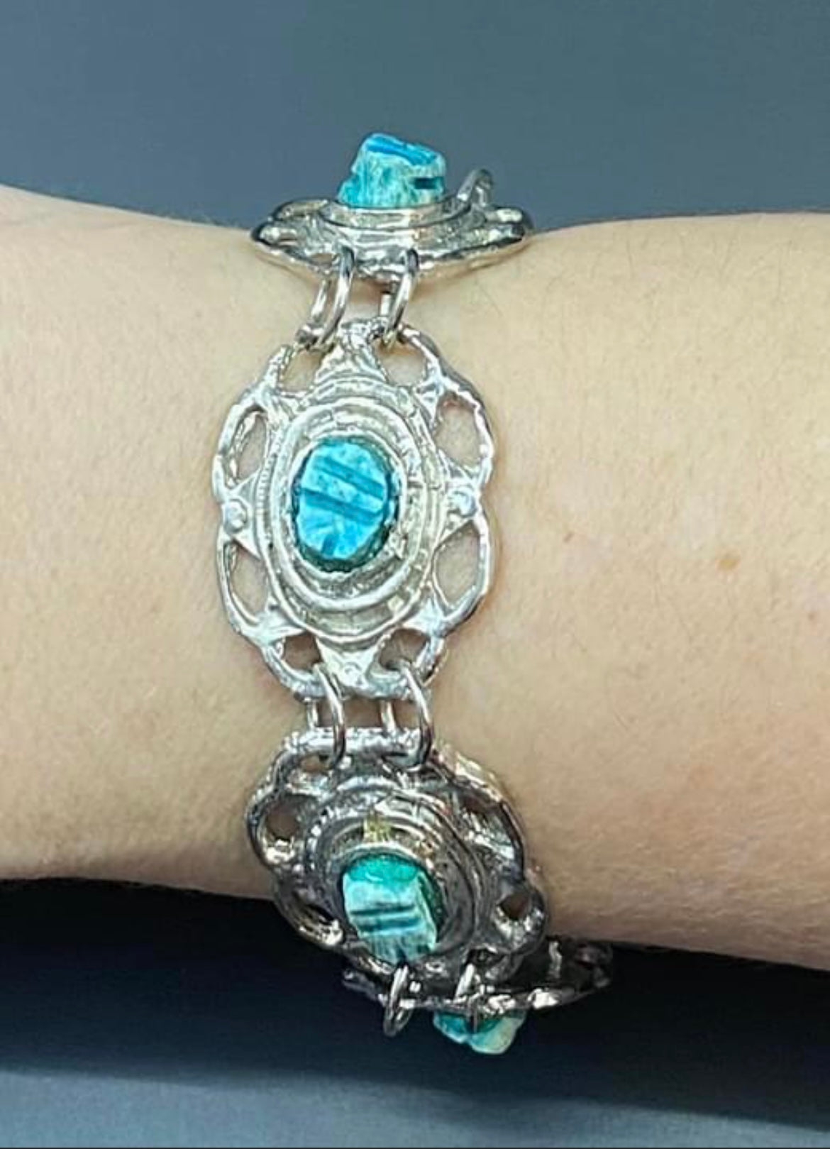 Vintage Scarab Bracelet