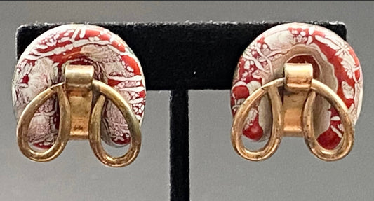 Matisse Copper Clip Earrings