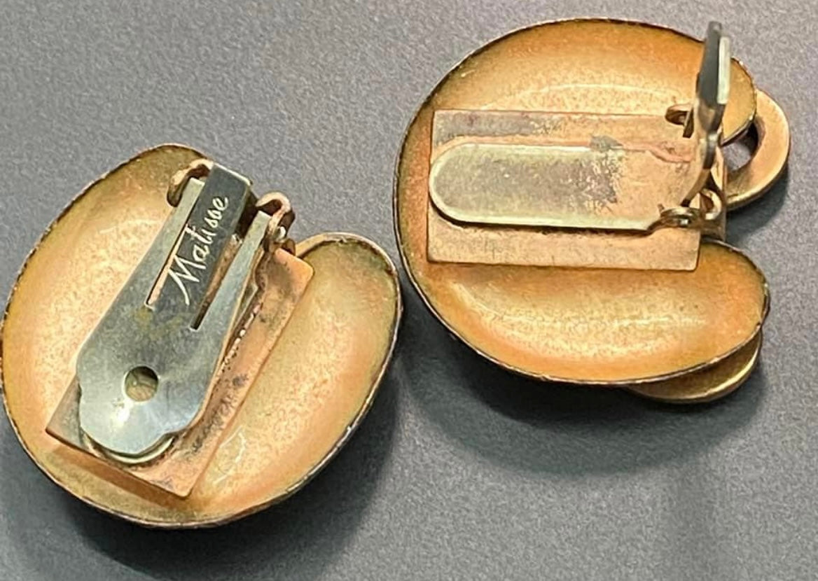 Matisse Copper Clip Earrings