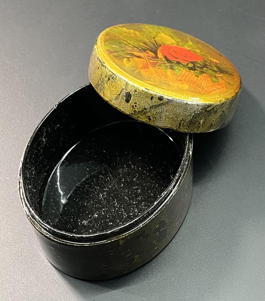 Painted Rose Trinket Box