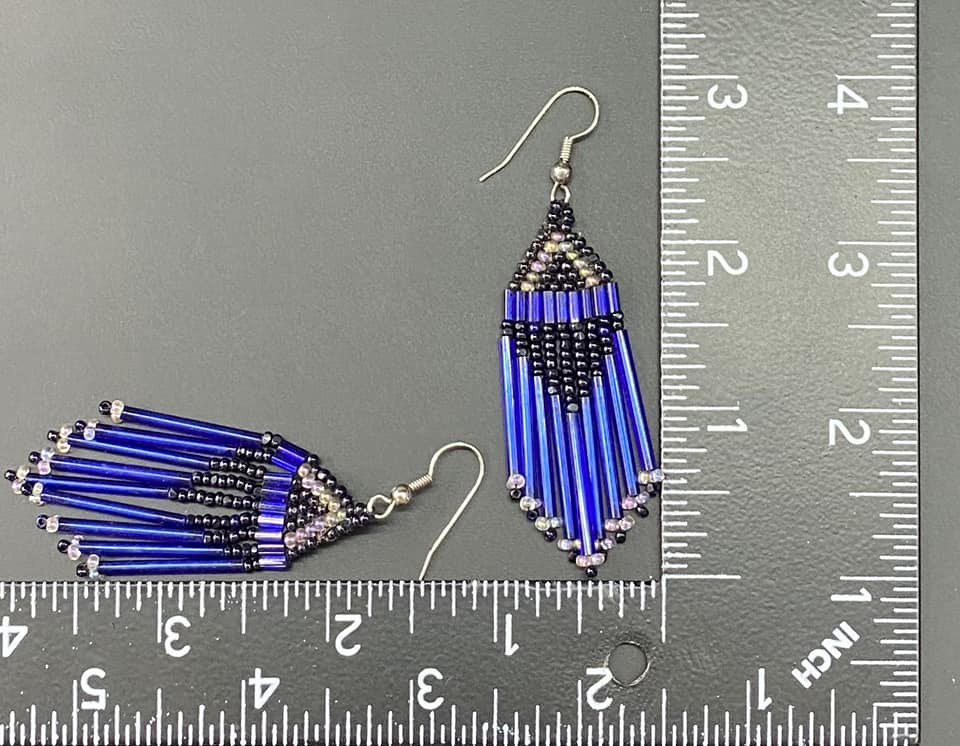 Glass Seed Bead Earrings