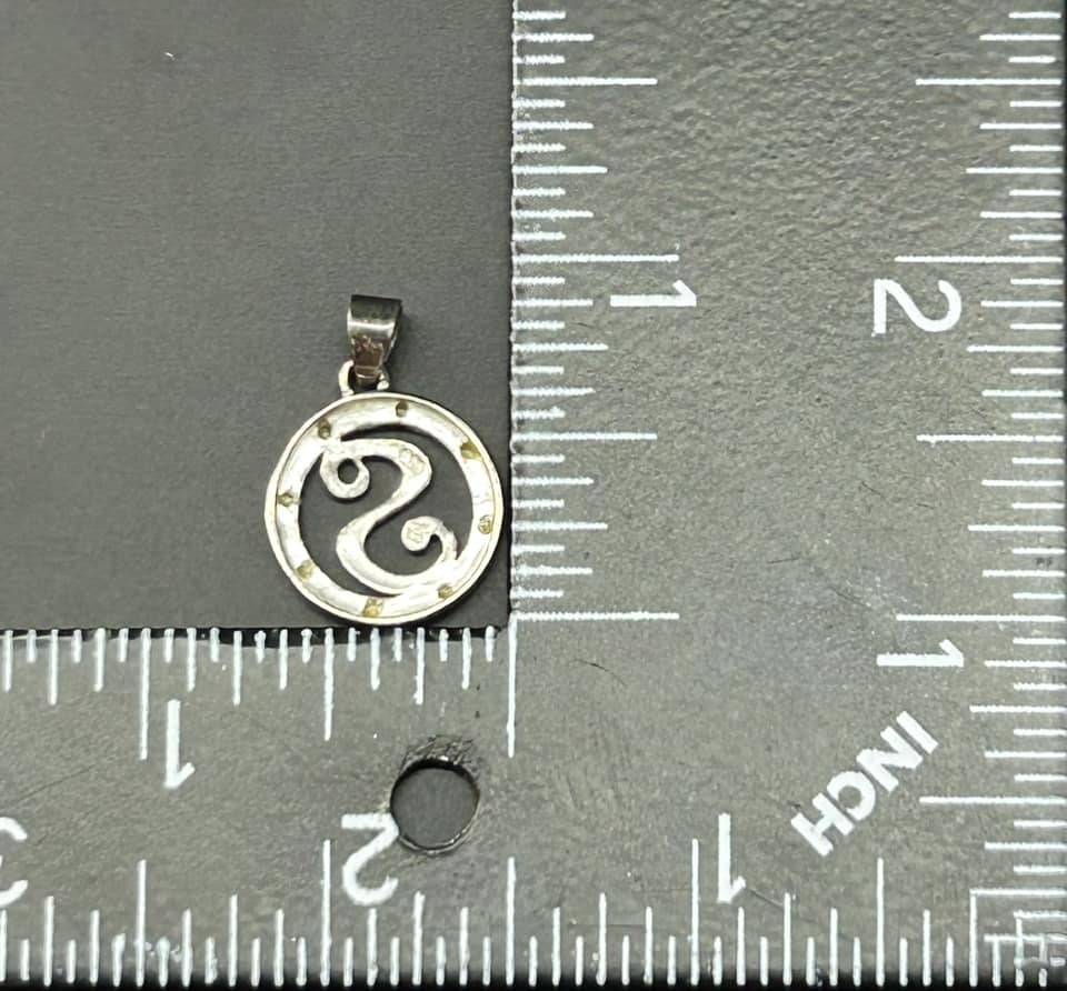 Sterling Silver Initial S Pendant