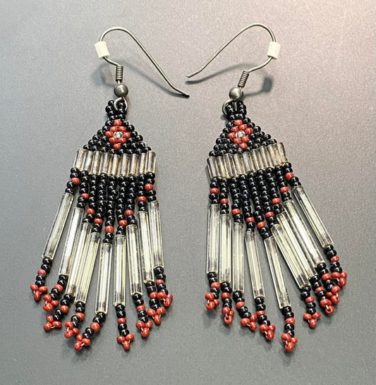 Glass Seed Bead Earrings