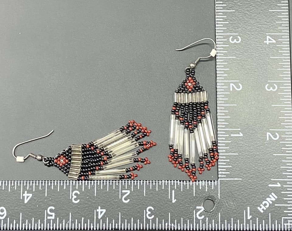 Glass Seed Bead Earrings