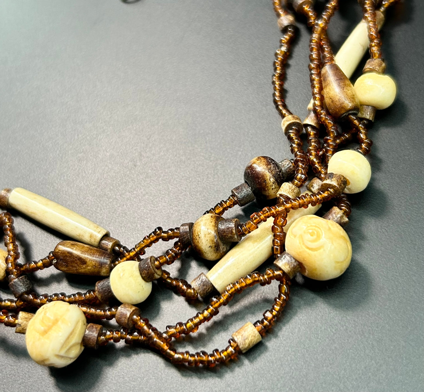 Bone & Bead Necklace