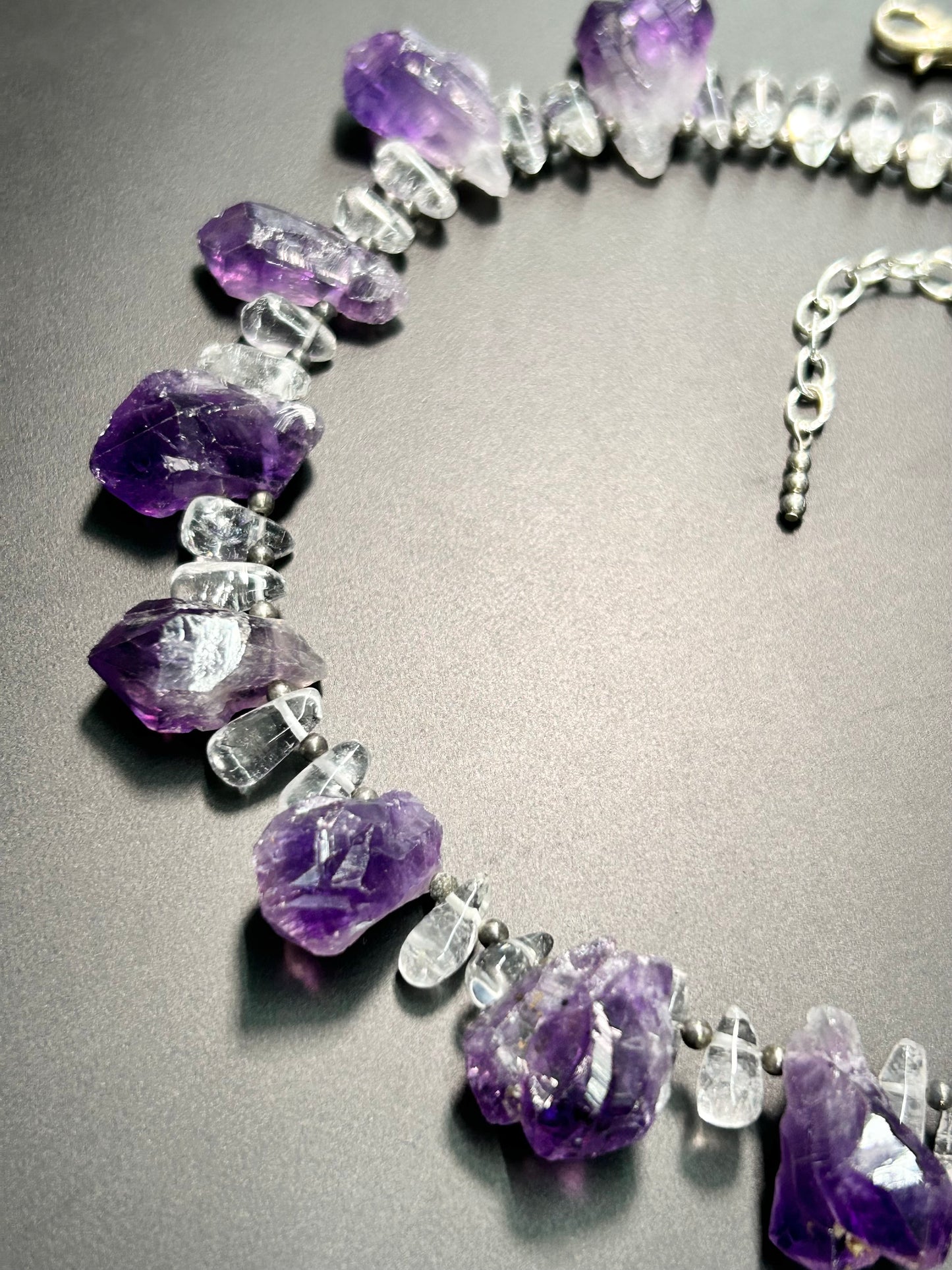 Chunky Amethyst Necklace