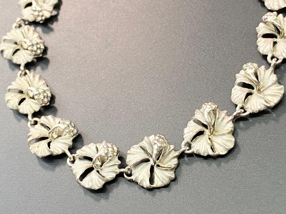 Sterling Silver Flower Bracelet