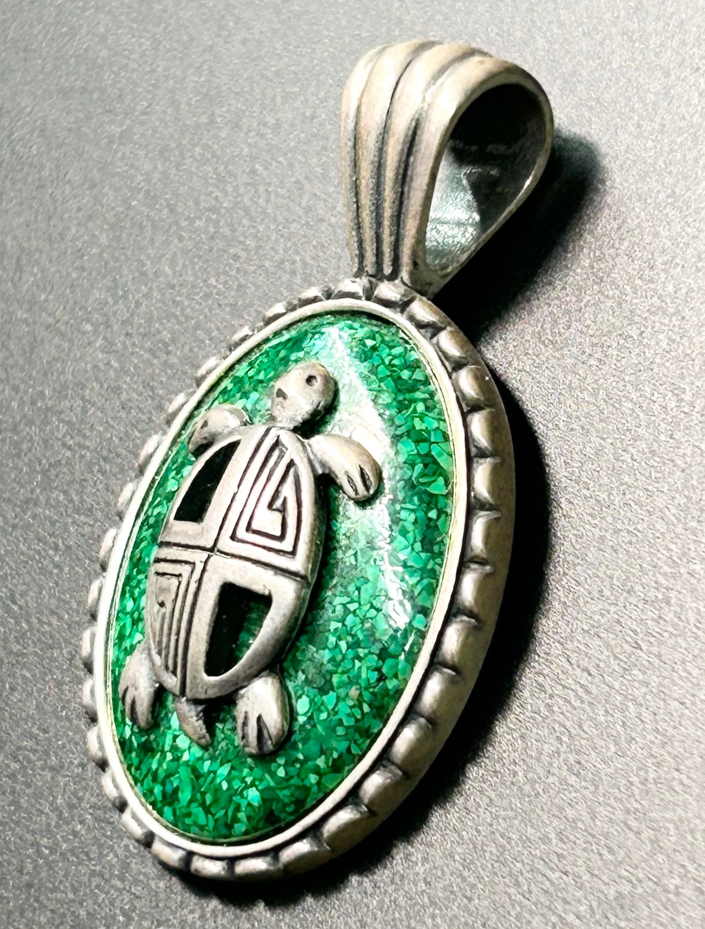 Carolyn Pollack Relios Sterling Silver Turtle Pendant