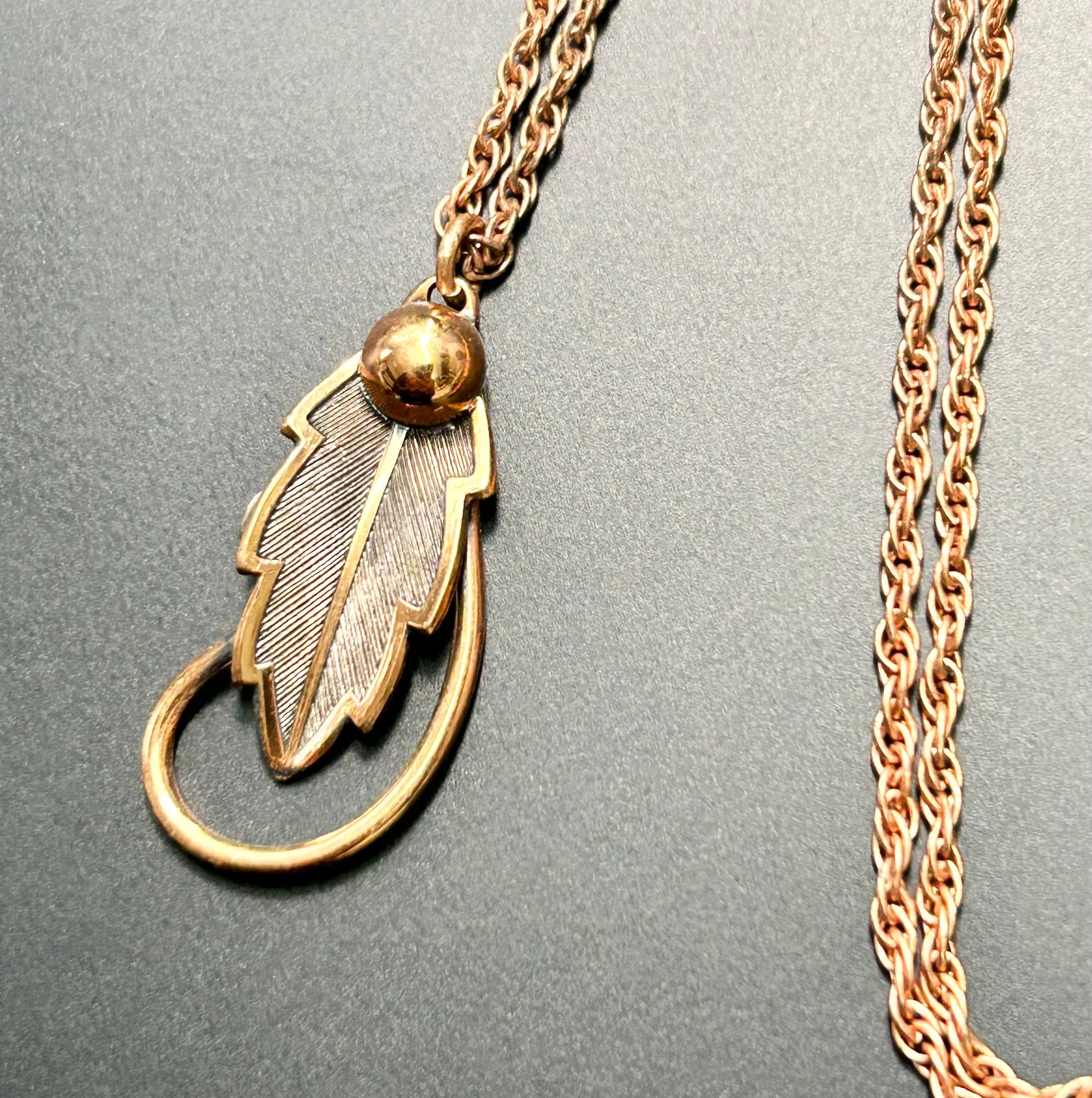 Copper By Bell Leaf Necklace