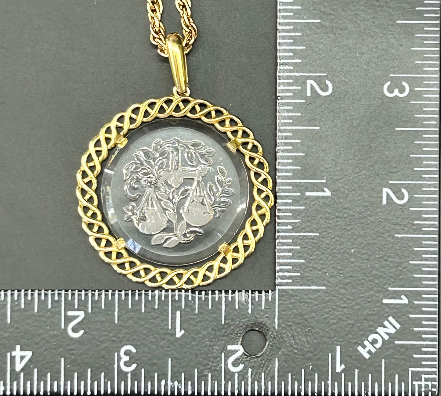 Trifari Libra Astrology Necklace