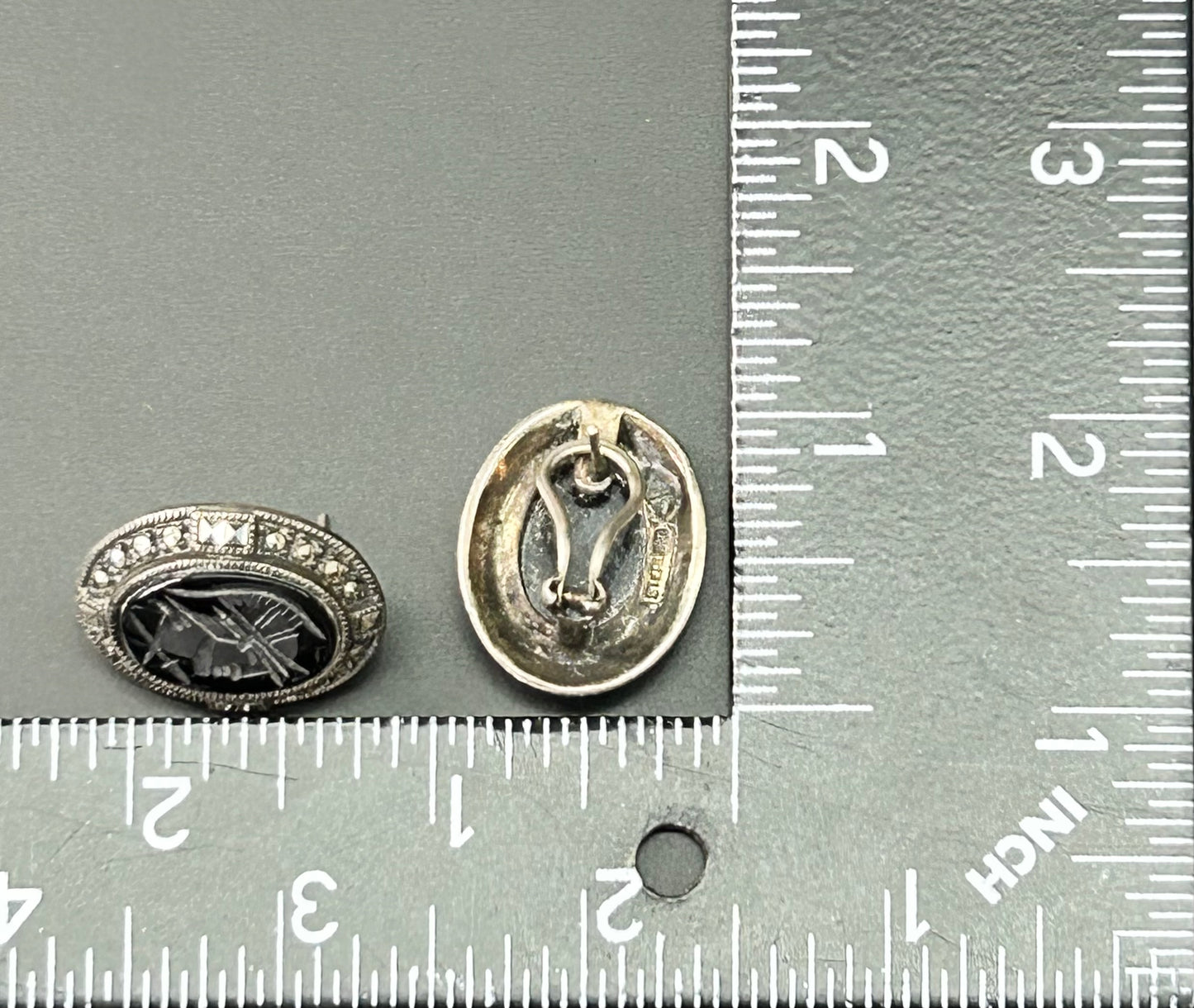 Judith Jack Sterling Silver Roman Centurion Earrings