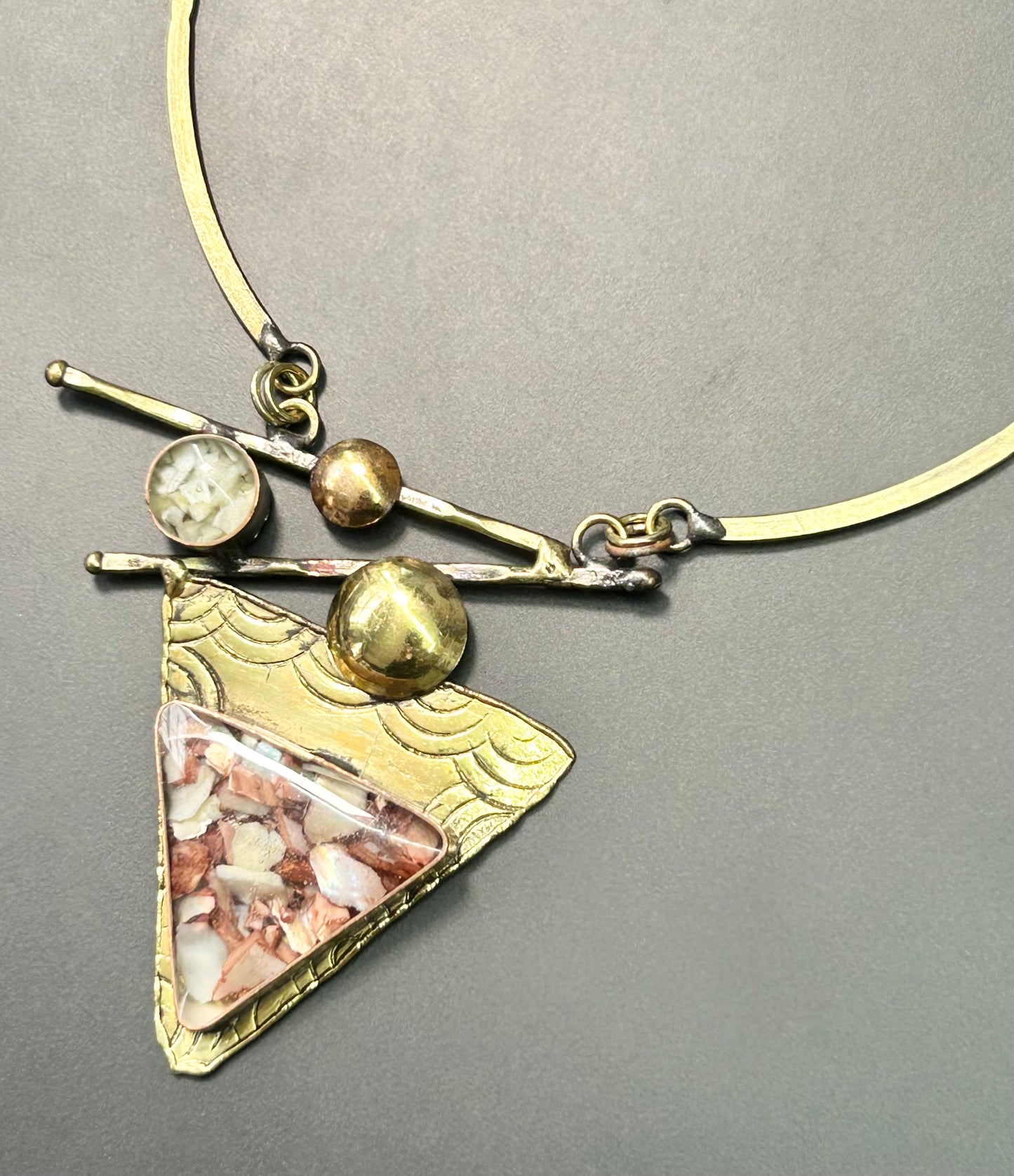 ATMA Artisan Brass Necklace