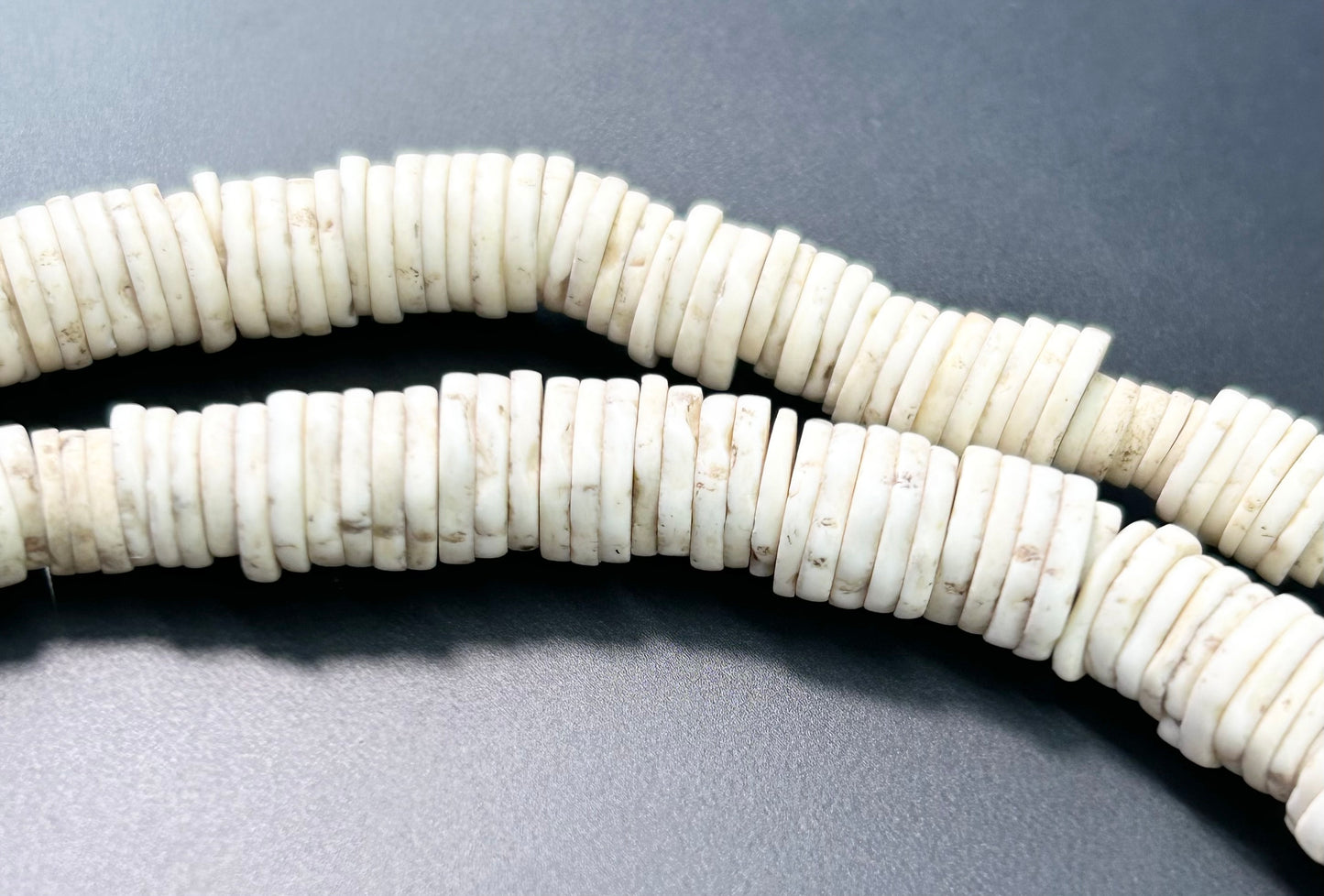 African Ostrich Egg Shell Necklace