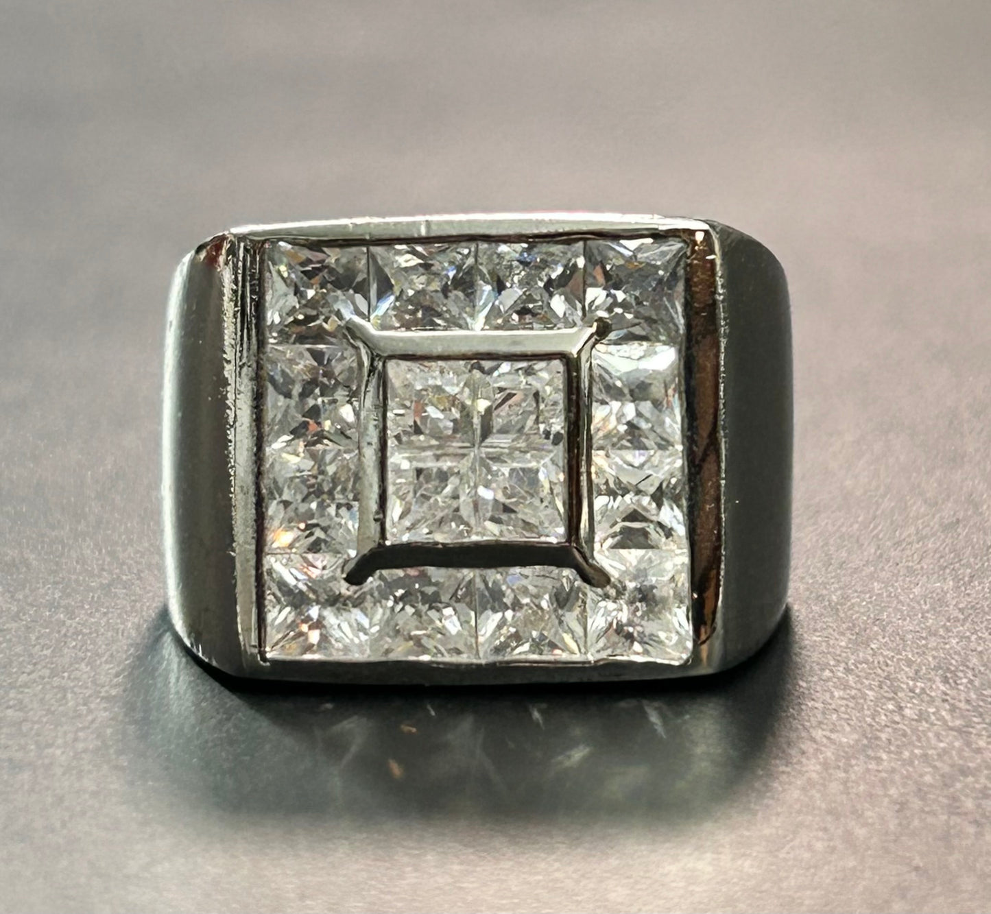 Signed AJS CZ Ring