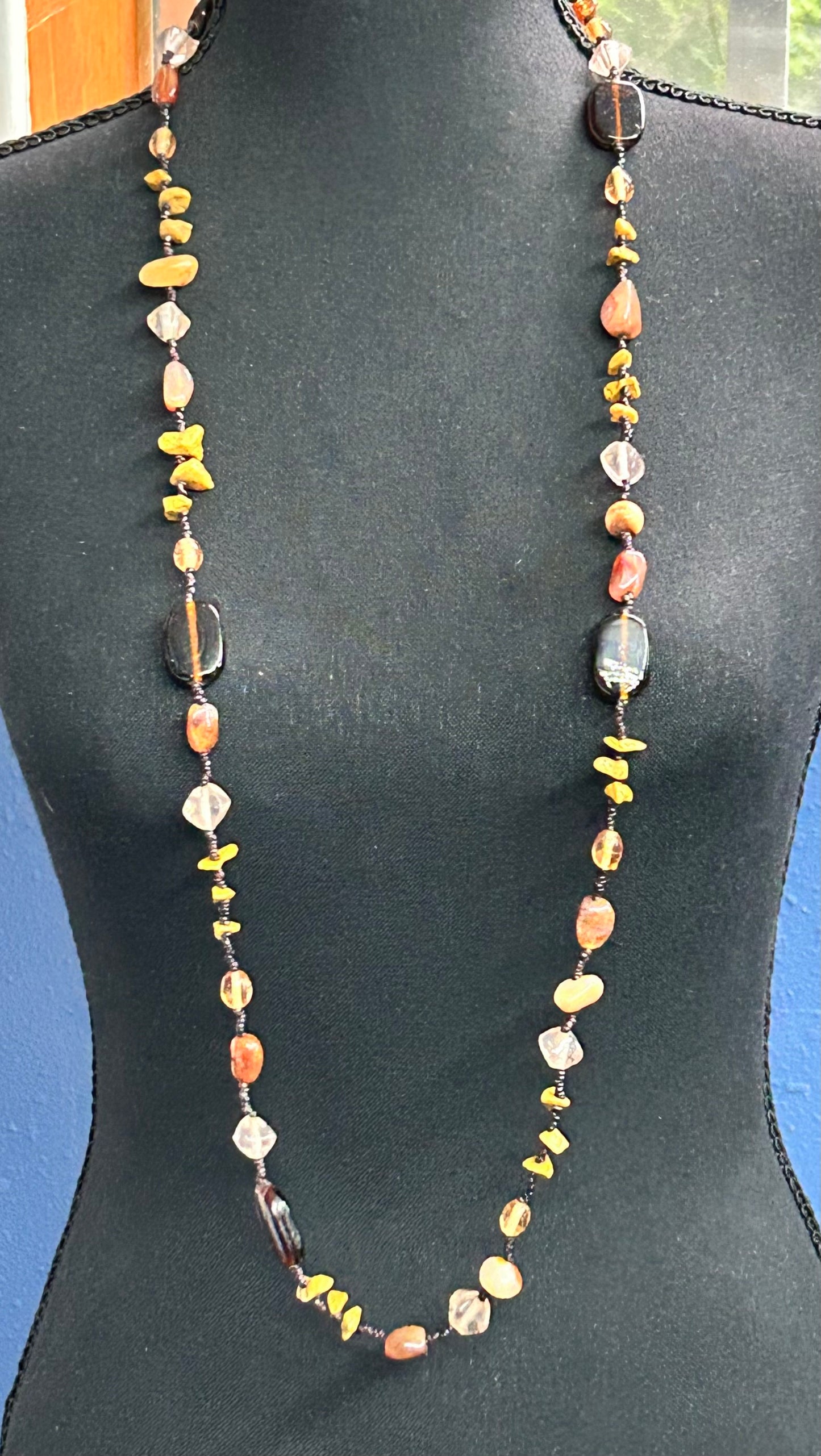 Glass & Stone Necklace