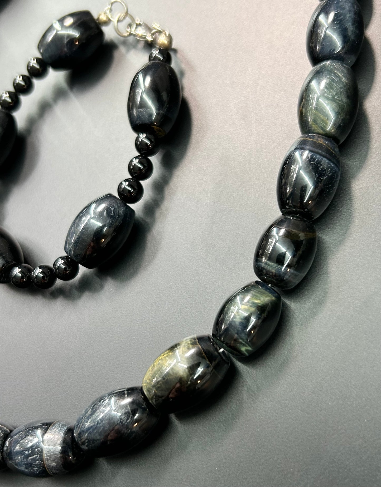 Labradorite Necklace & Bracelet Set