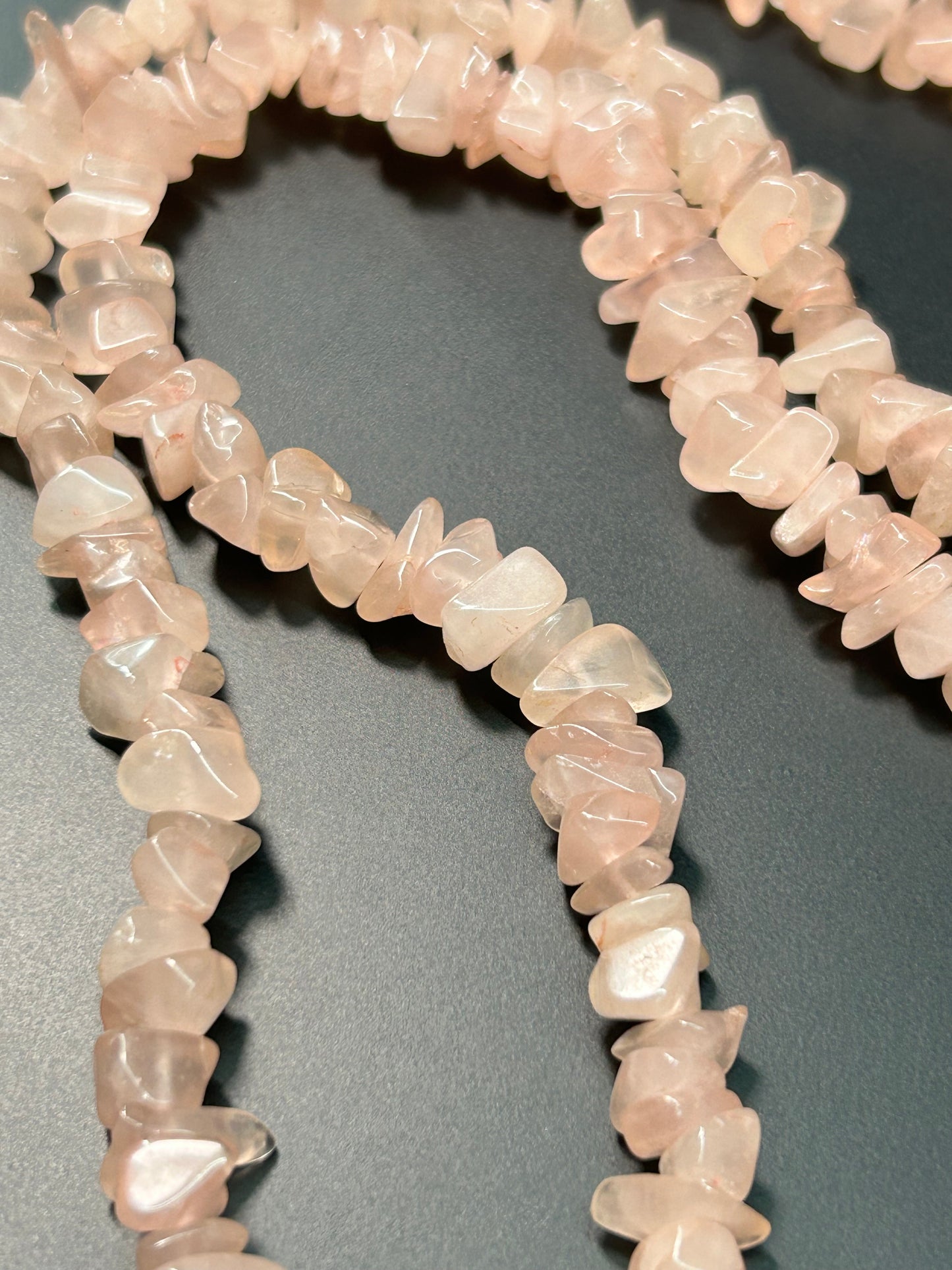Rose Quartz Chip Necklace