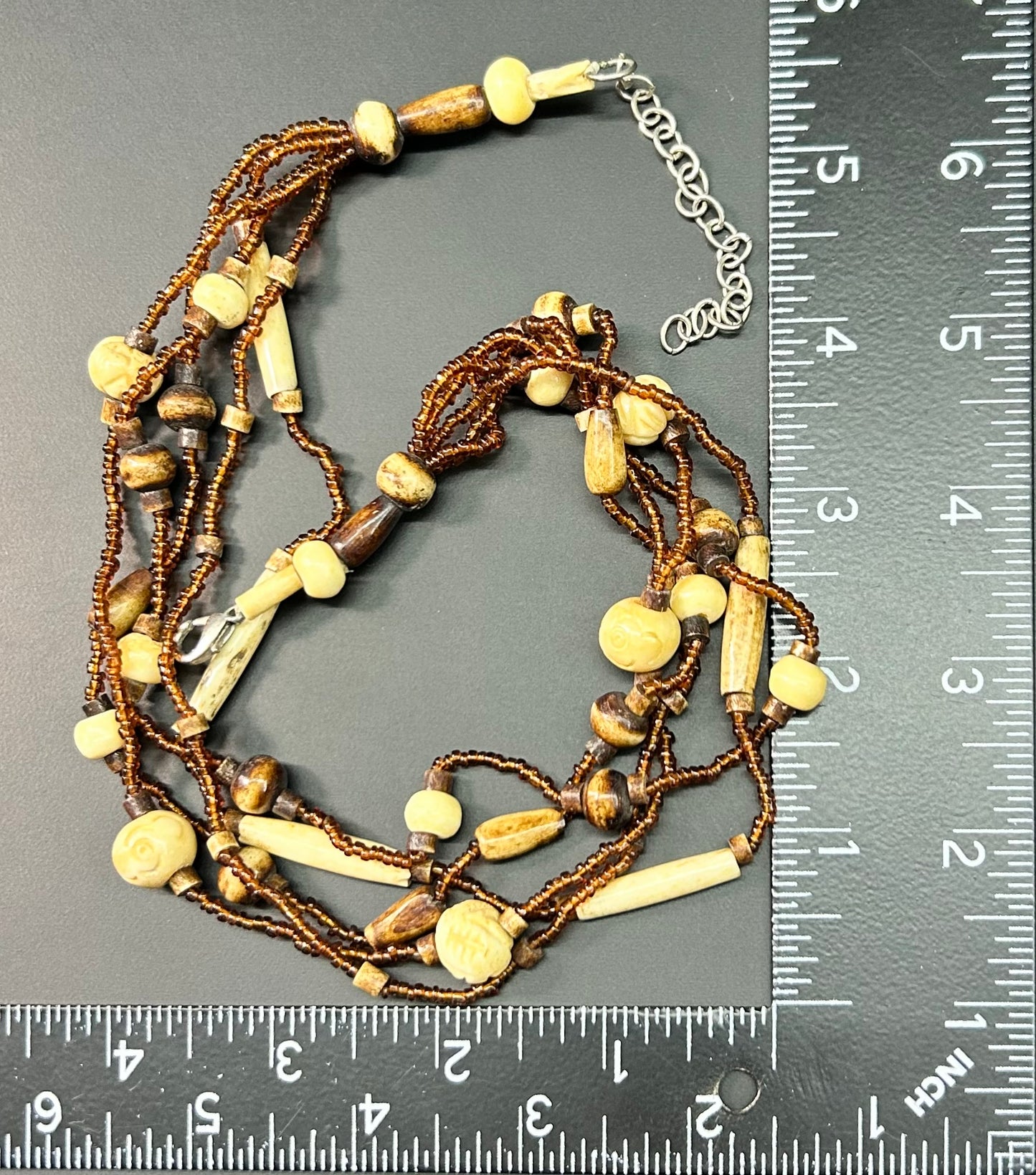Bone & Bead Necklace