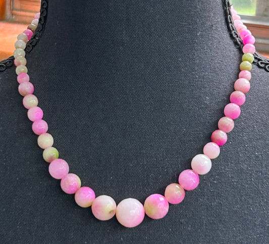 Dyed Jade Necklace