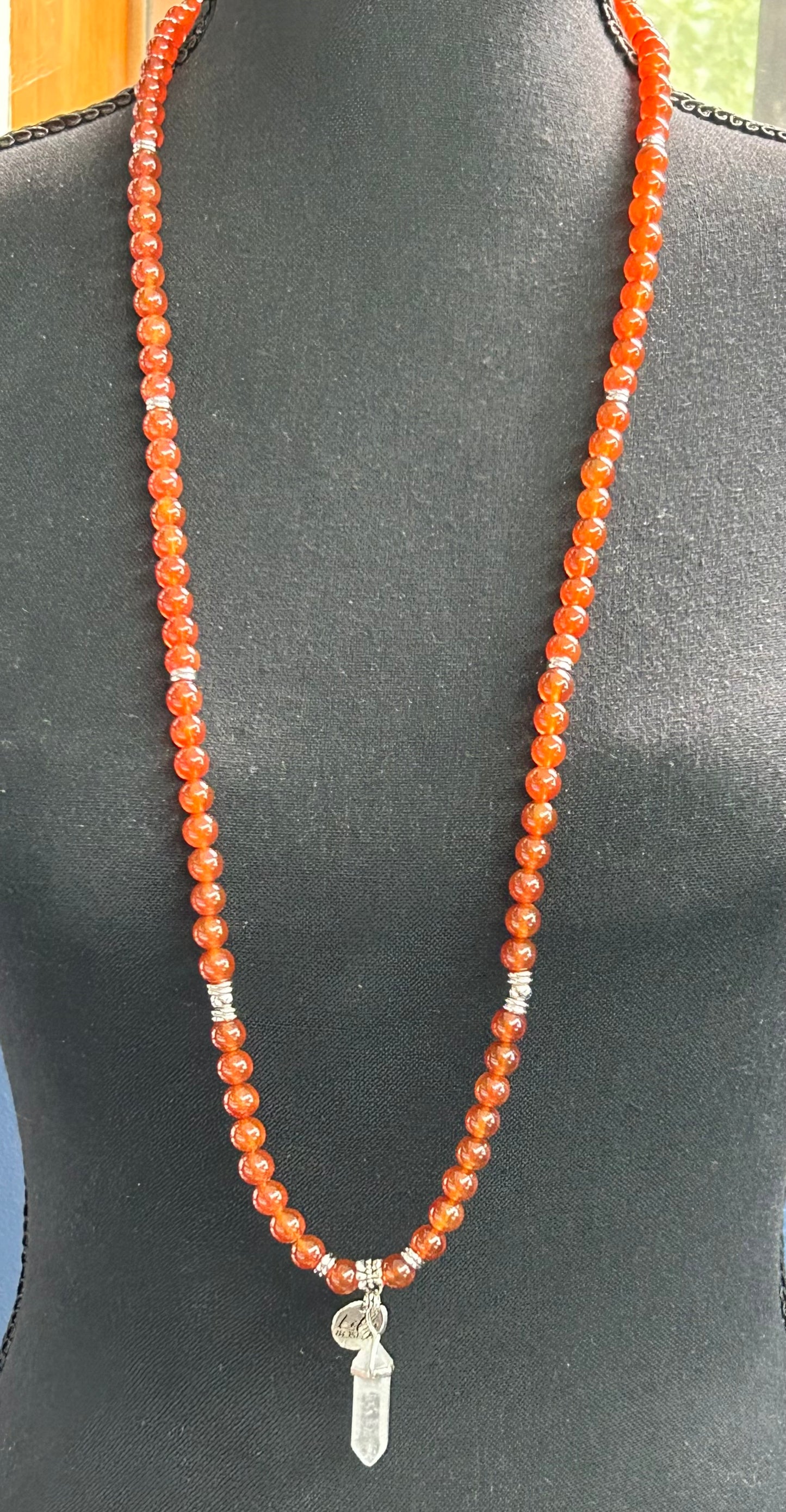 Lily Rose Carnelian Bracelet or Necklace