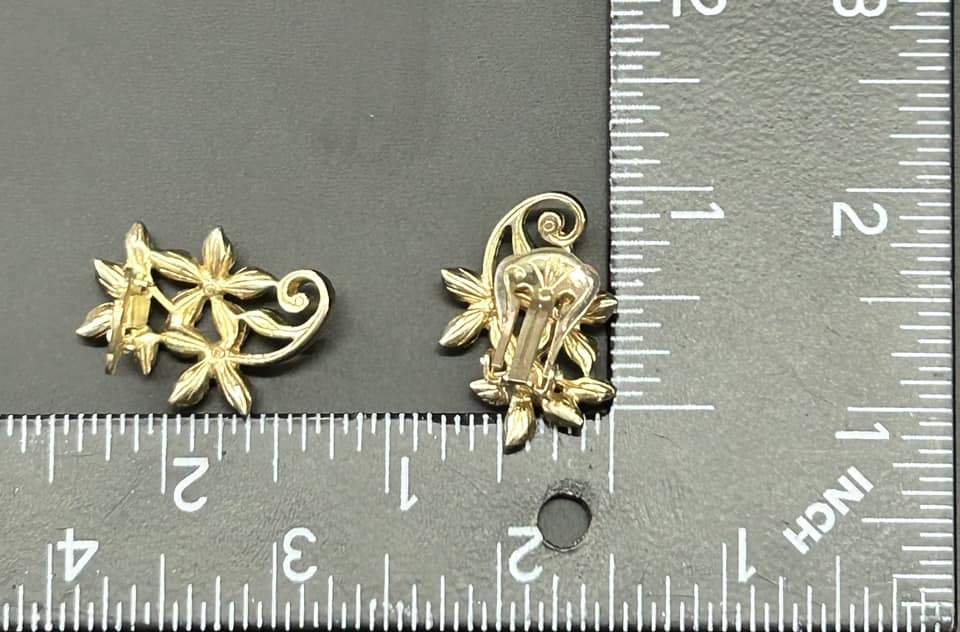 Flower Clip Earrings