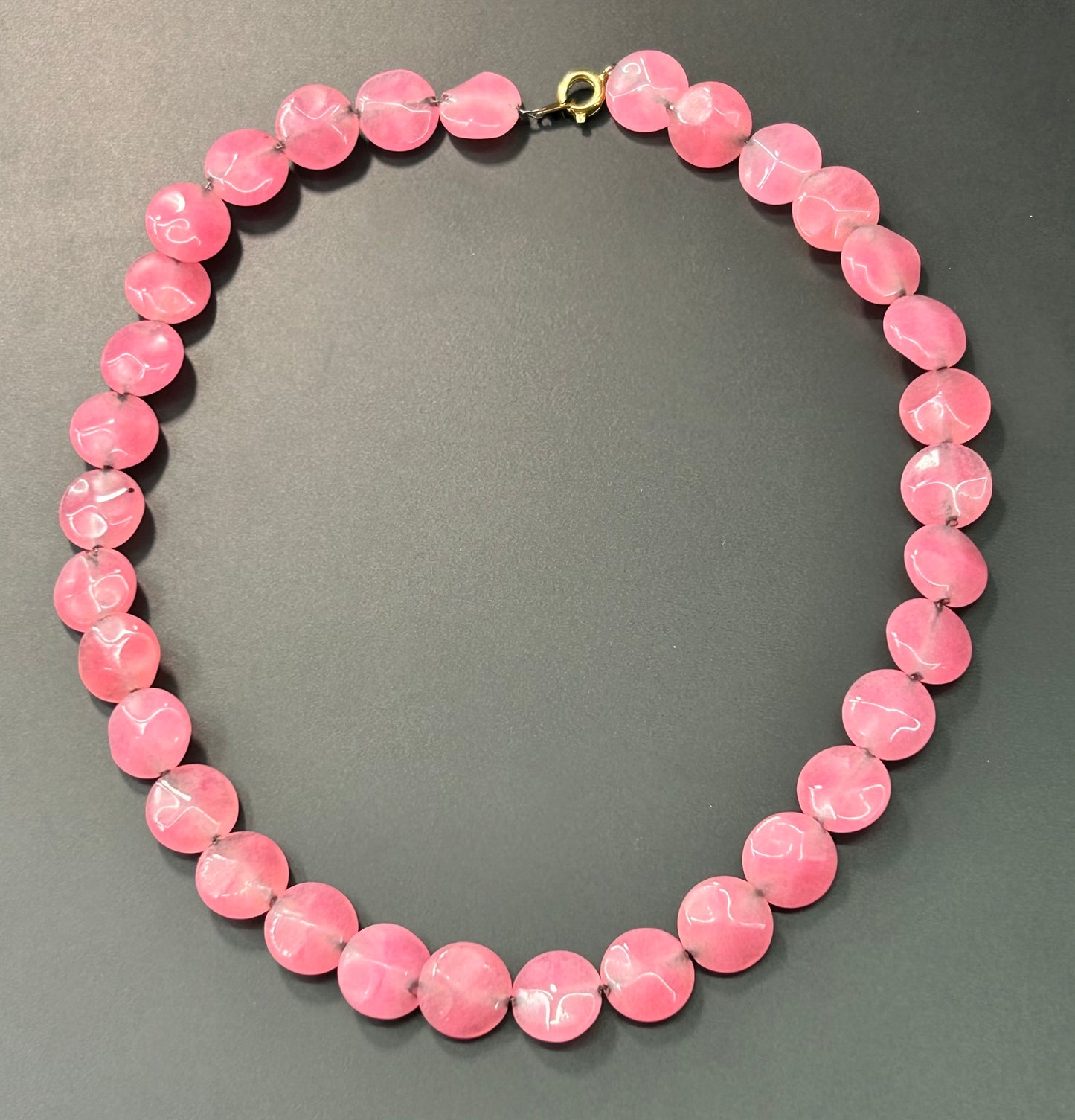 Pink Jade Necklace