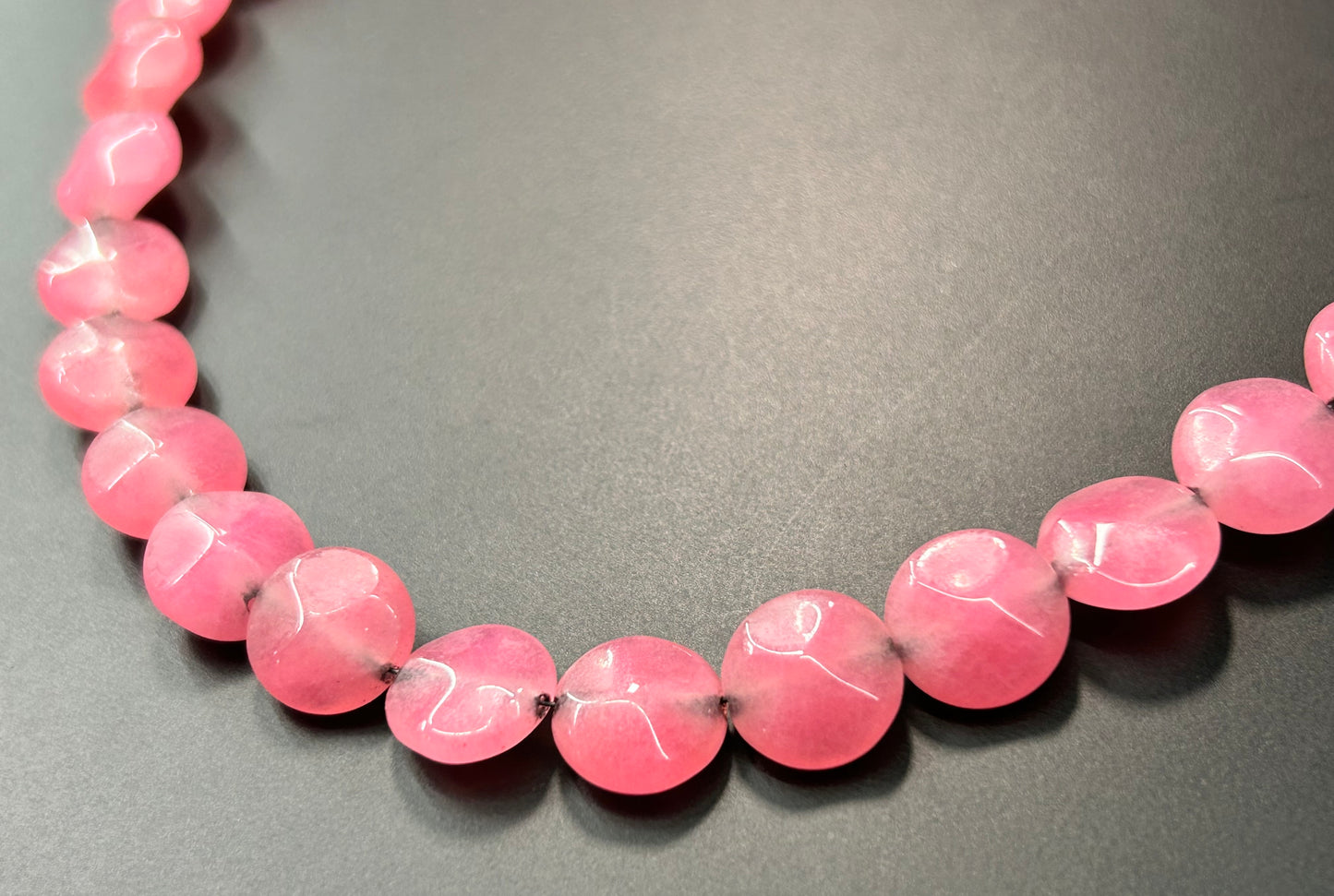 Pink Jade Necklace