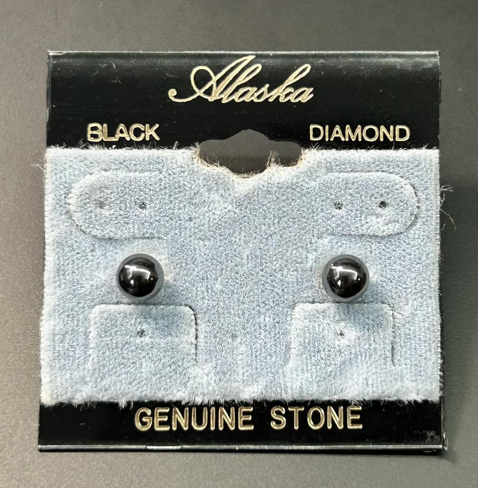 Hematite Stud Earrings
