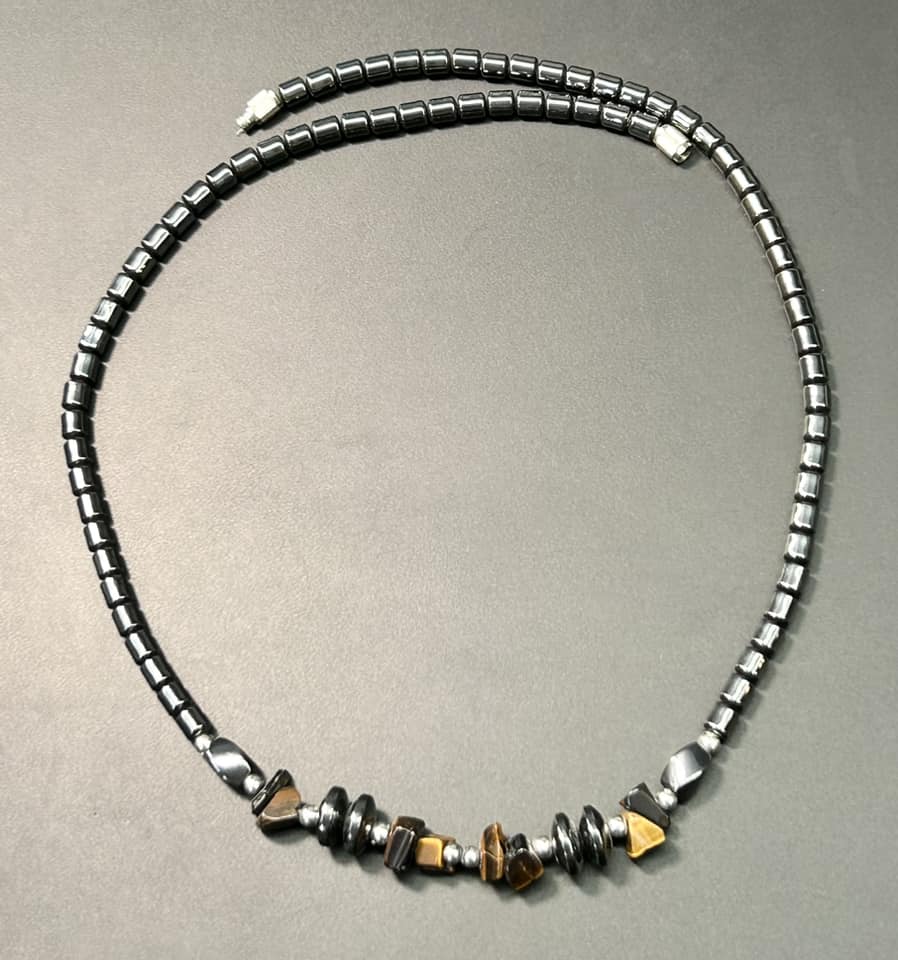 Hematite & Tigers Eye Necklace