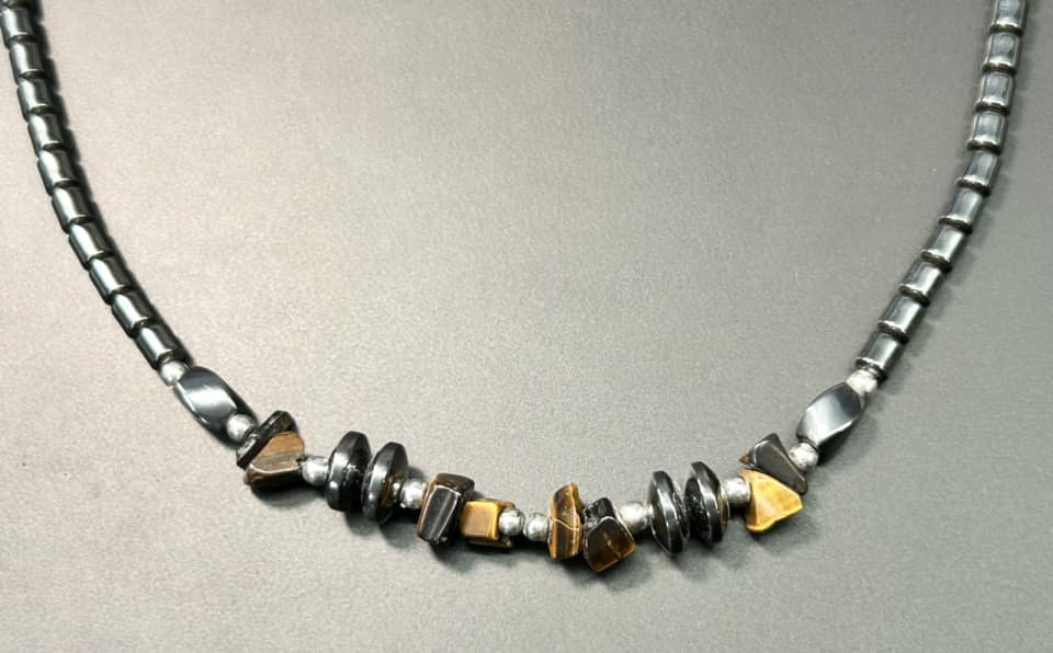 Hematite & Tigers Eye Necklace