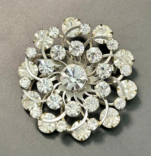 Vintage Rhinestone Brooch