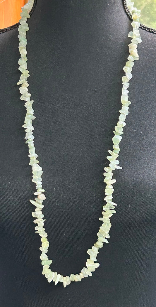 Serpentine Chip Necklace