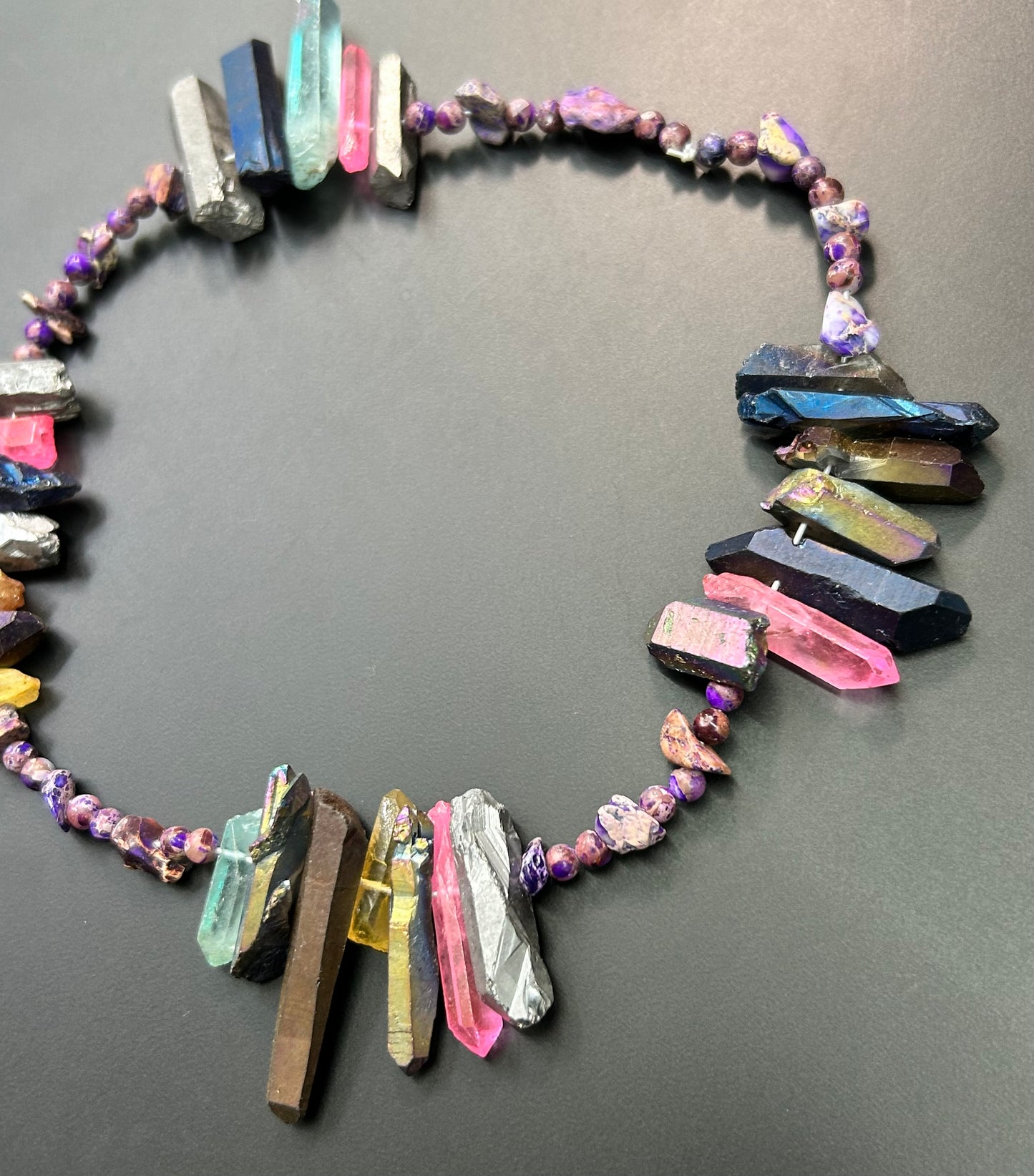Multi Stone Point Bracelet