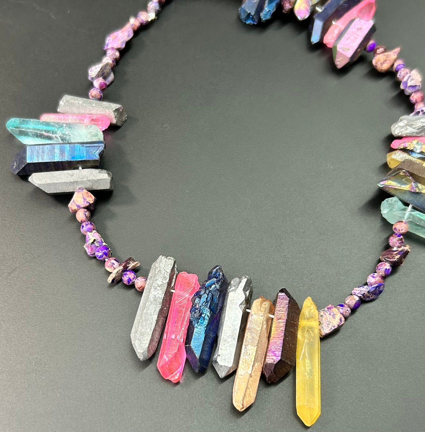 Multi Stone Point Bracelet