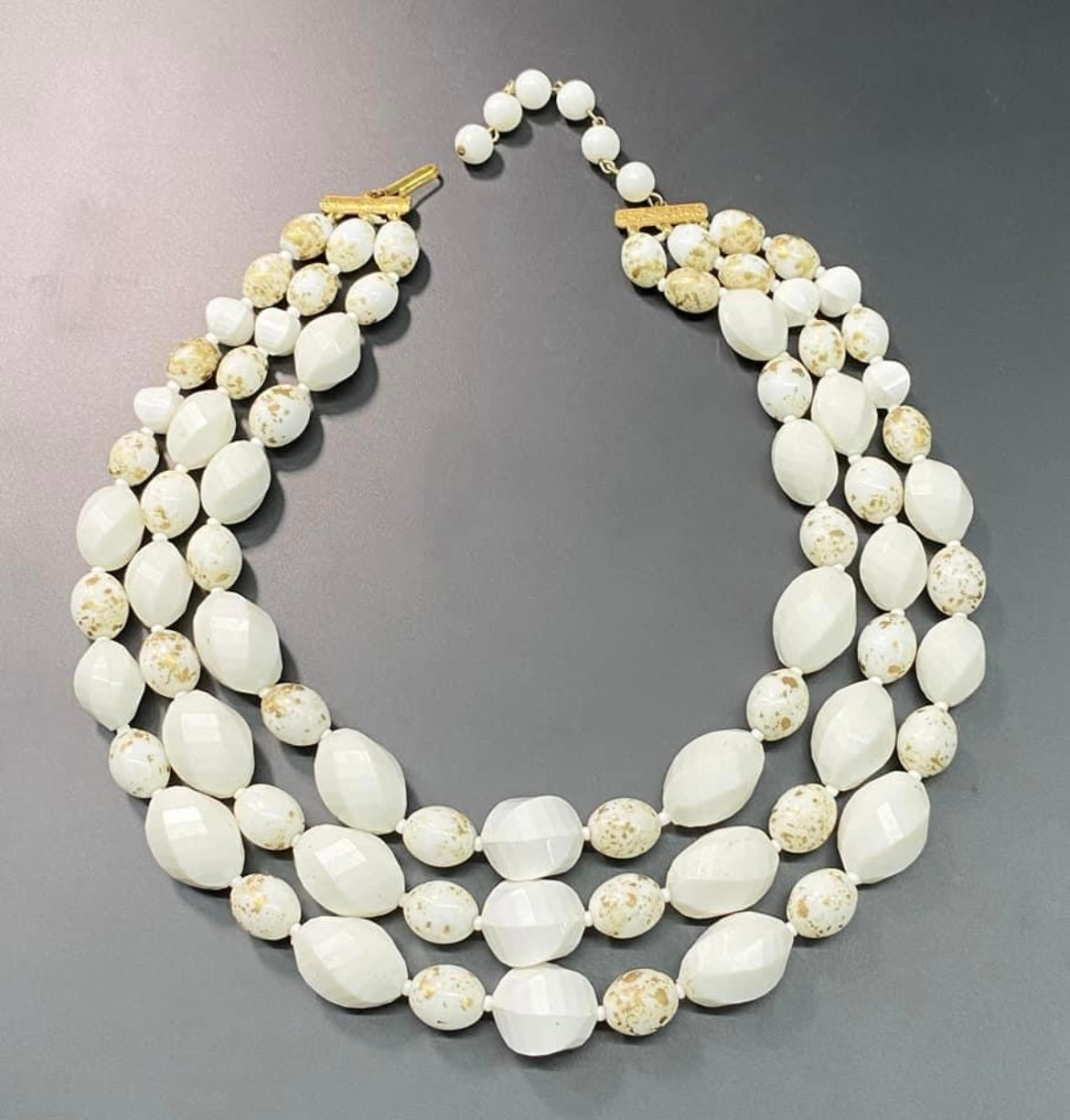 3 Strand Acrylic Necklace