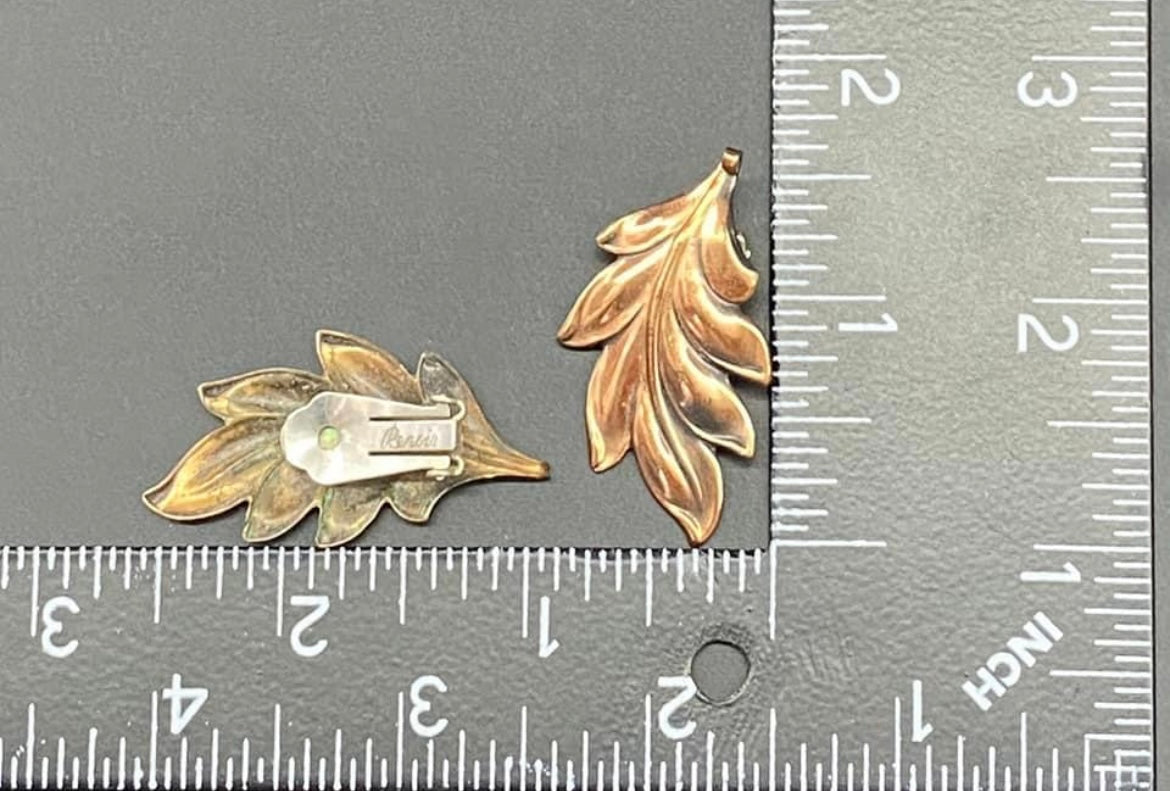 Renoir Copper Clip Earrings