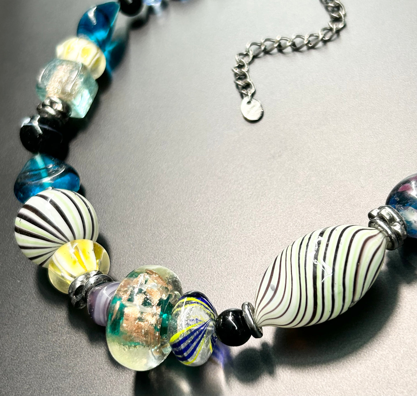Colorful Glass Bead Neacklace