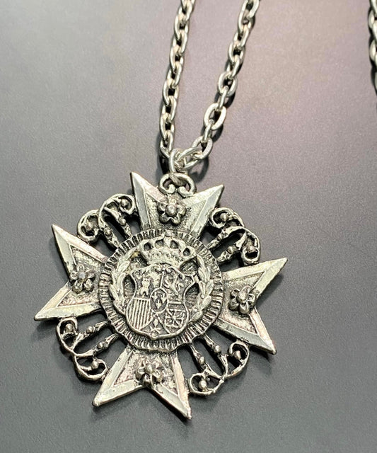 Vintage Crest Necklace