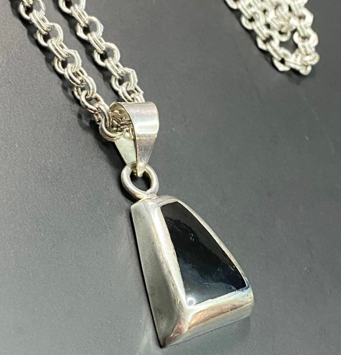 Mexico Black Pendant Necklace