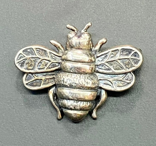 JHB Sterling Silver Bee Brooch