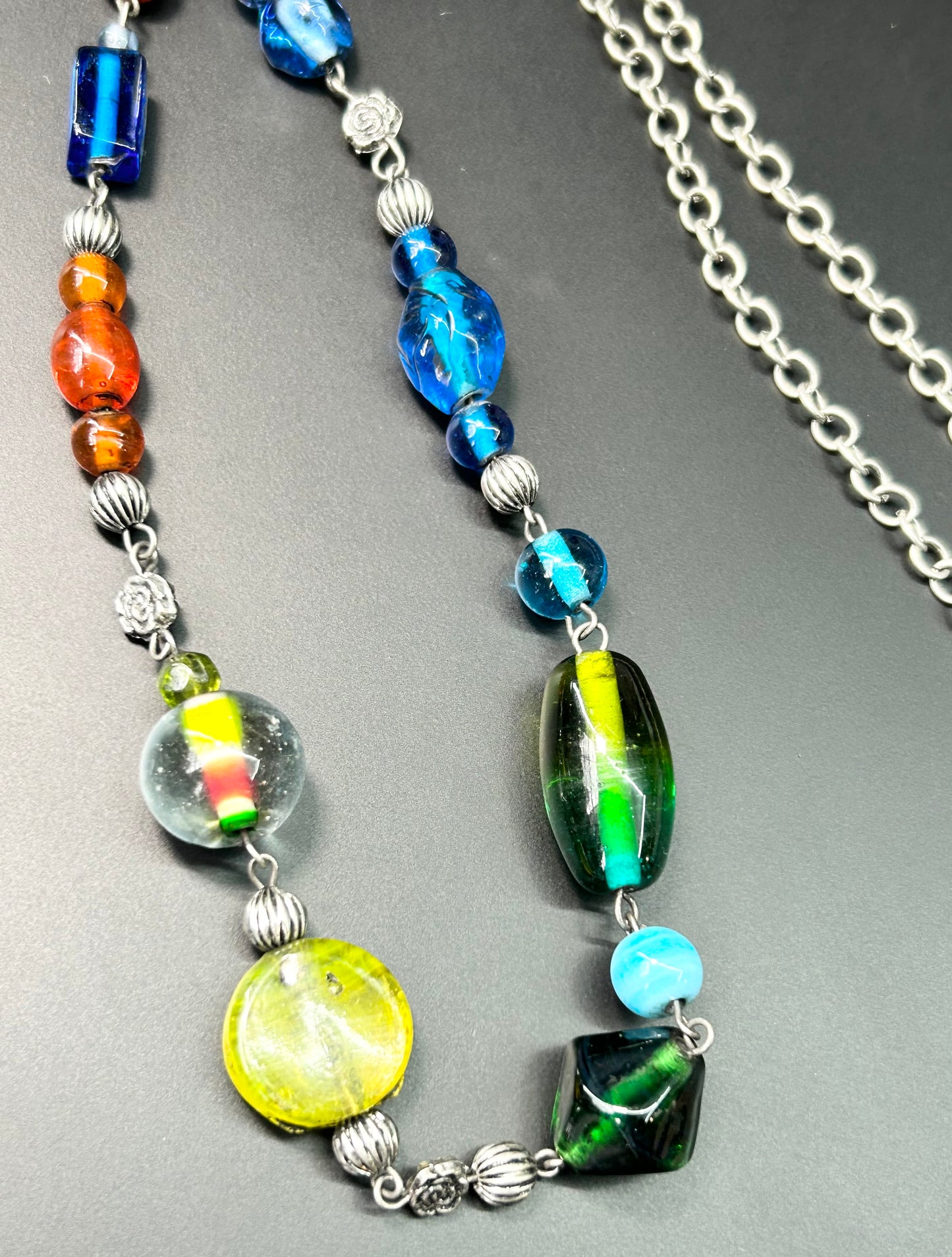 Vintage Glass Necklace