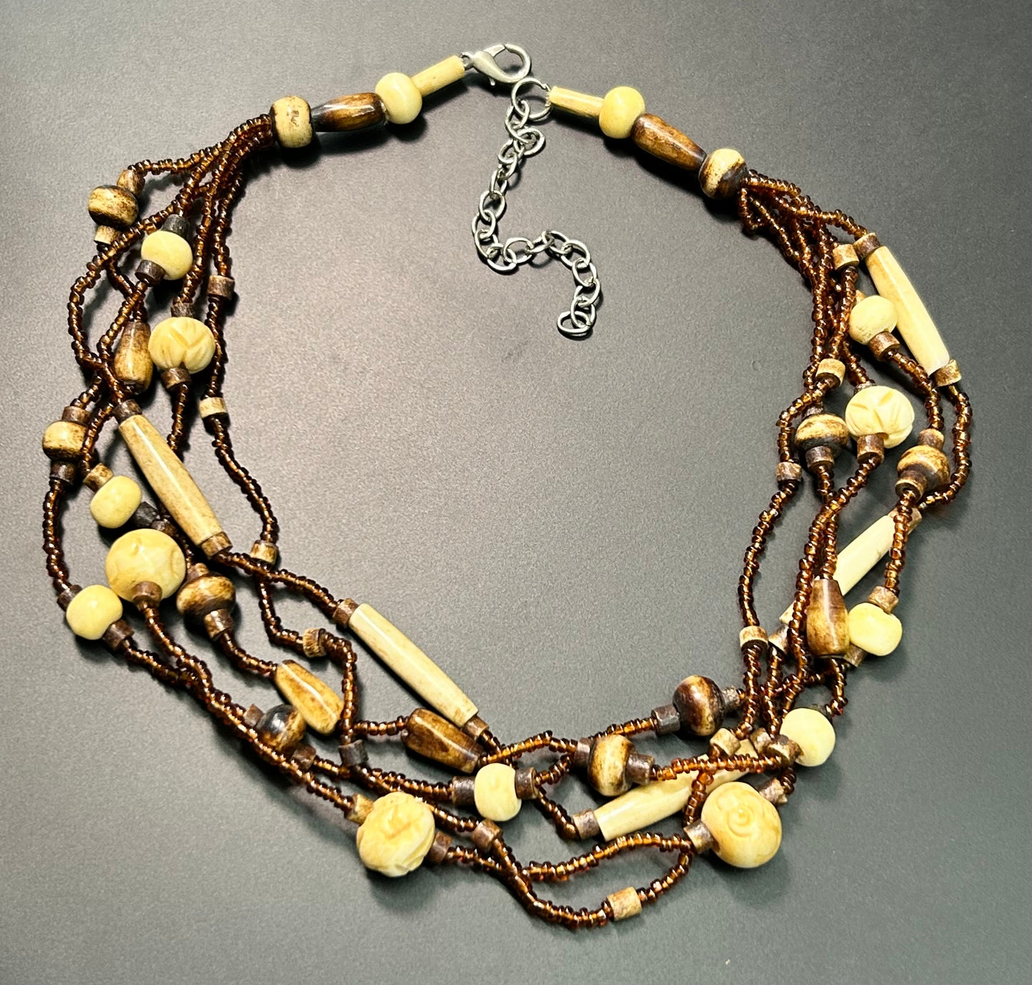 Bone & Bead Necklace
