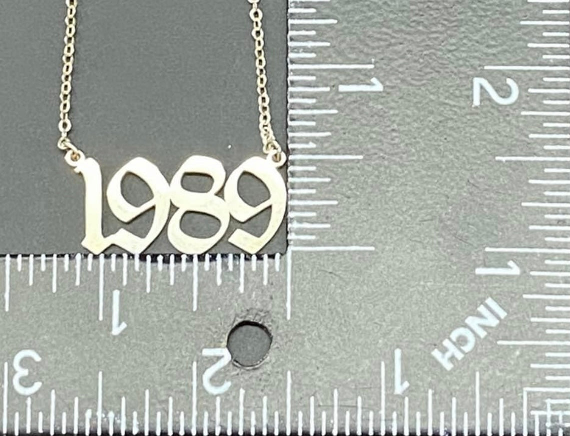 Sterling Silver 1989 Necklace