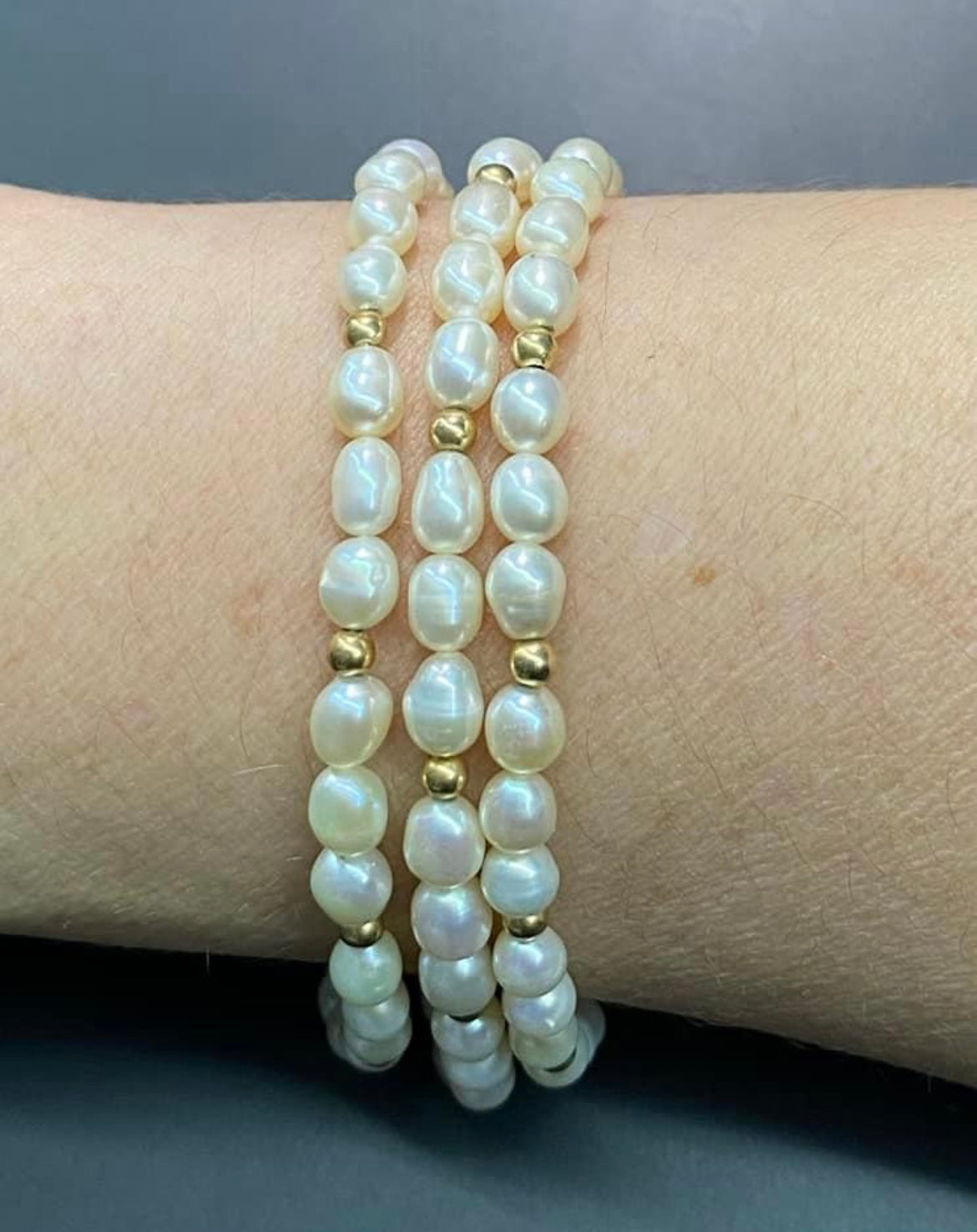 Jostens Sterling Silver Pearl Bracelet