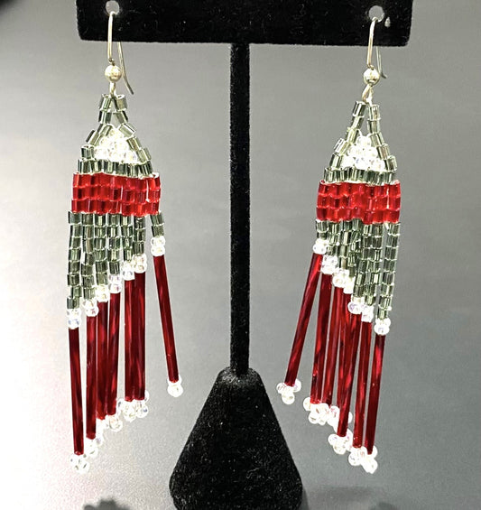 Glass Seed Bead Earrings